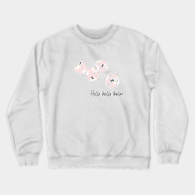 Vertigo Dice Daisy Crewneck Sweatshirt by Maolli Land